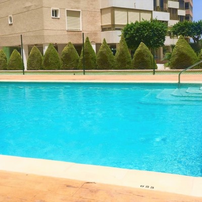 Apartment of 120sqm with pool and views 100 m from the beach