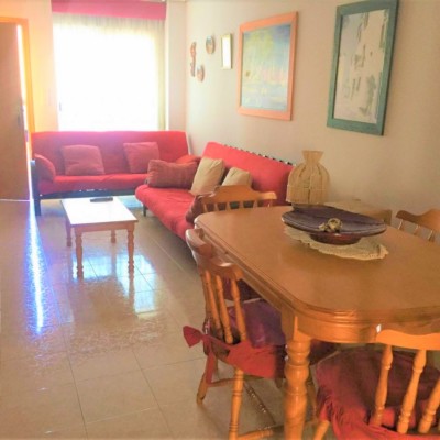 Ground floor with large terrace 100 m from the beach in Arenales del Sol